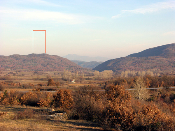 Василица, Костурино. Поглед од југ