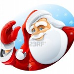 11082470-happy-santa-claus-face-greeting-vector-illustration-isolated-on-white-background